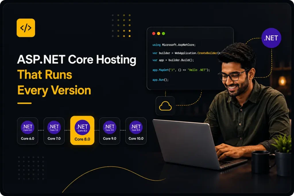 asp.net core hosting version