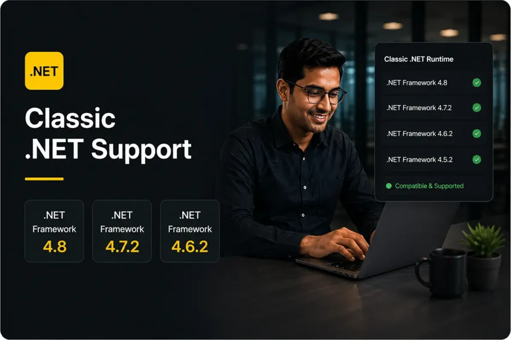 classic .net support
