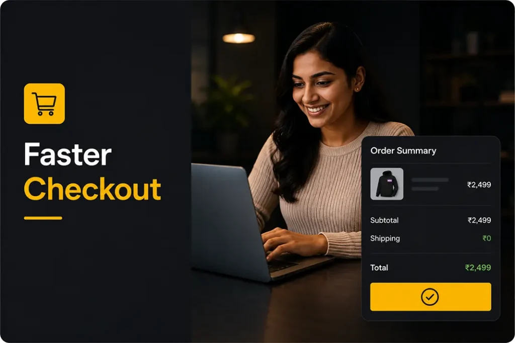 Faster checkout